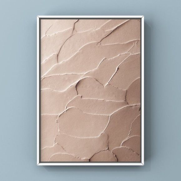 Modern minimalist textural Abstract wall art print - Picture 2 of 3